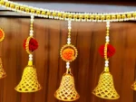 Multicolor Woolen Pom Pom Handmade Traditional Toran For Home Shop & Temple - Image 2