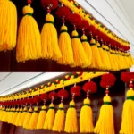 Multicolor Woolen Pom Pom Handmade Traditional Toran For Home Shop & Temple - Image 4