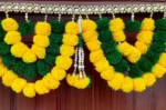 Multicolor Woolen Pom Pom Handmade Traditional Toran For Home Shop & Temple - Image 3