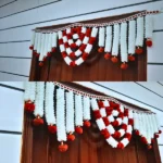 Multicolor Woolen Pom Pom Handmade Traditional Toran For Home Shop & Temple - Image 4