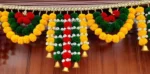 Multicolor Woolen Pom Pom Handmade Traditional Toran For Home Shop & Temple - Image 4