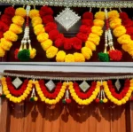 Multicolor Authentic Handcrafted Woolen Toran For Home Shop & Temple - Image 3