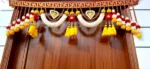 Multicolor Authentic Handcrafted Woolen Toran For Home Shop & Temple - Image 4