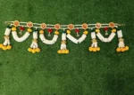 Multicolor Woolen Pom Pom Handmade Traditional Toran For Home Shop & Temple - Image 4