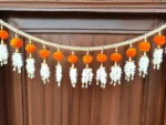 Multicolor Woolen Pom Pom Handmade Traditional Toran For Home Shop & Temple - Image 3