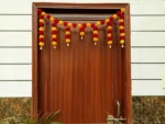 Multicolor Woolen Pom Pom Handmade Traditional Toran For Home Shop & Temple - Image 5