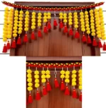 Multicolor Authentic Handcrafted Woolen Toran For Home Shop & Temple - Image 3