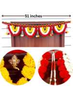 Multicolor Woolen Pom Pom Handmade Traditional Toran For Home Shop & Temple - Image 2