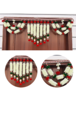 Multicolor Woolen Pom Pom Handmade Traditional Toran For Home Shop & Temple - Image 2