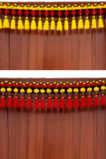 Multicolor Authentic Handcrafted Woolen Toran For Home Shop & Temple