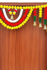 Multicolor Woolen Pom Pom Handmade Traditional Toran For Home Shop & Temple - Image 2