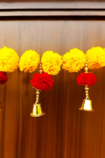 Multicolor Woolen Pom Pom Handmade Traditional Toran For Home Shop & Temple - Image 2