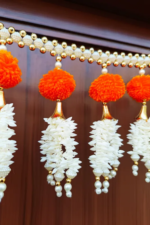 Multicolor Woolen Pom Pom Handmade Traditional Toran For Home Shop & Temple - Image 2