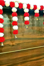 Multicolor Woolen Pom Pom Handmade Traditional Toran For Home Shop & Temple
