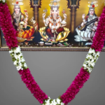 Multicolor Soft Fabric Traditional Garland For Home Shop & Temple