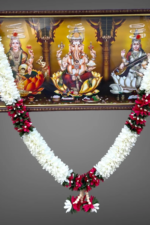 Multicolor Soft Fabric Traditional Garland For Home Shop & Temple