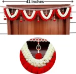 Multicolor Woolen Pom Pom Handmade Traditional Toran For Home Shop & Temple - Image 3