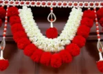 Multicolor Woolen Pom Pom Handmade Traditional Toran For Home Shop & Temple - Image 5
