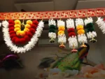 Multicolor Woolen Pom Pom Handmade Traditional Toran For Home Shop & Temple - Image 3