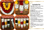 Multicolor Woolen Pom Pom Handmade Traditional Toran For Home Shop & Temple - Image 5