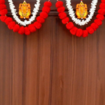 Multicolor Woolen Pom Pom Handmade Traditional Toran For Home Shop & Temple