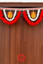 Multicolor Woolen Pom Pom Handmade Traditional Toran For Home Shop & Temple