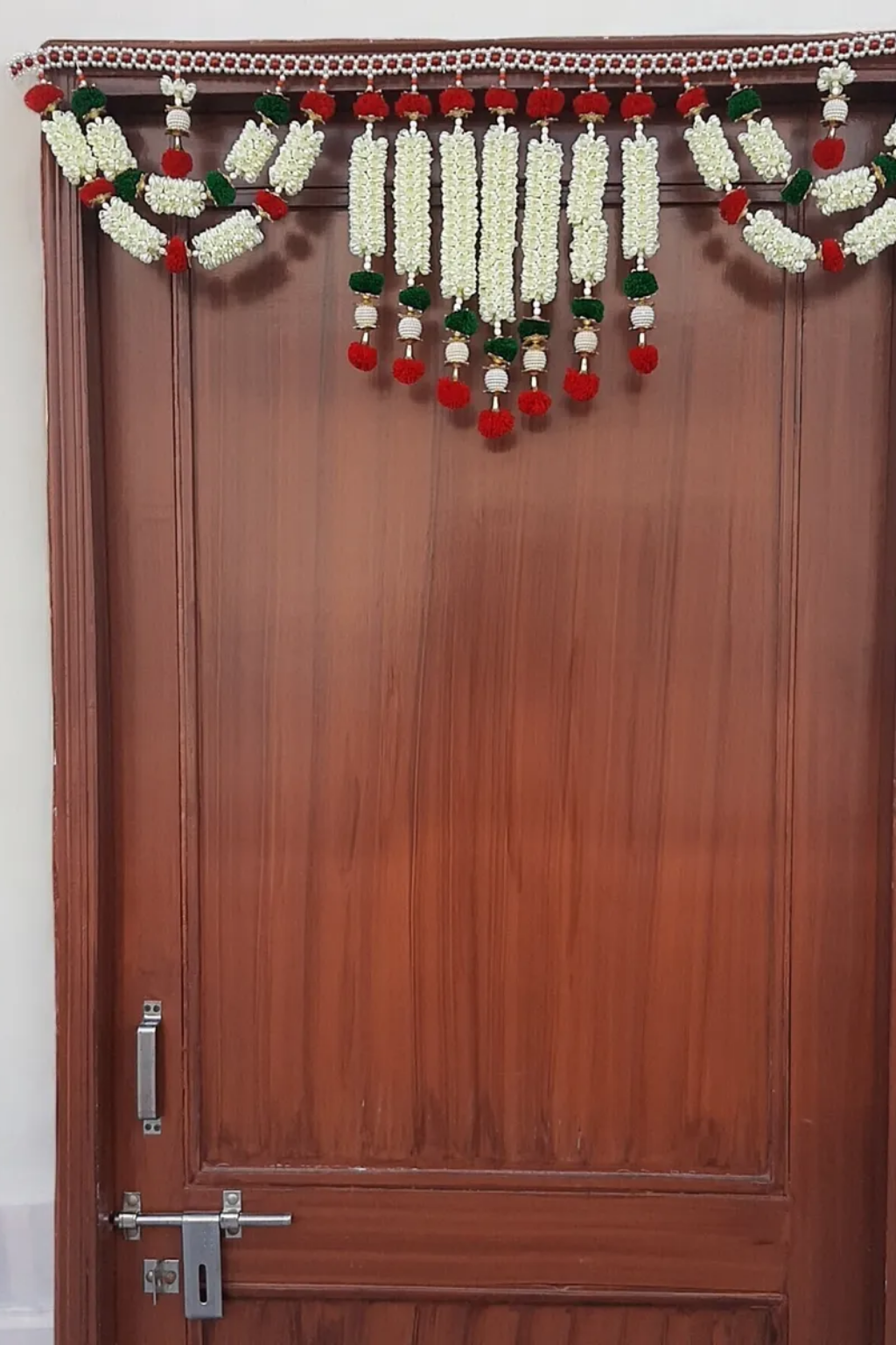 Wall Decorations - 2026-03-02T103033.796 Multicolor Woolen Pom Pom Handmade Traditional Toran For Home Shop & Temple - Image 1
